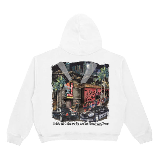 THESE FOOS “CLUB” HOODIE WHITE