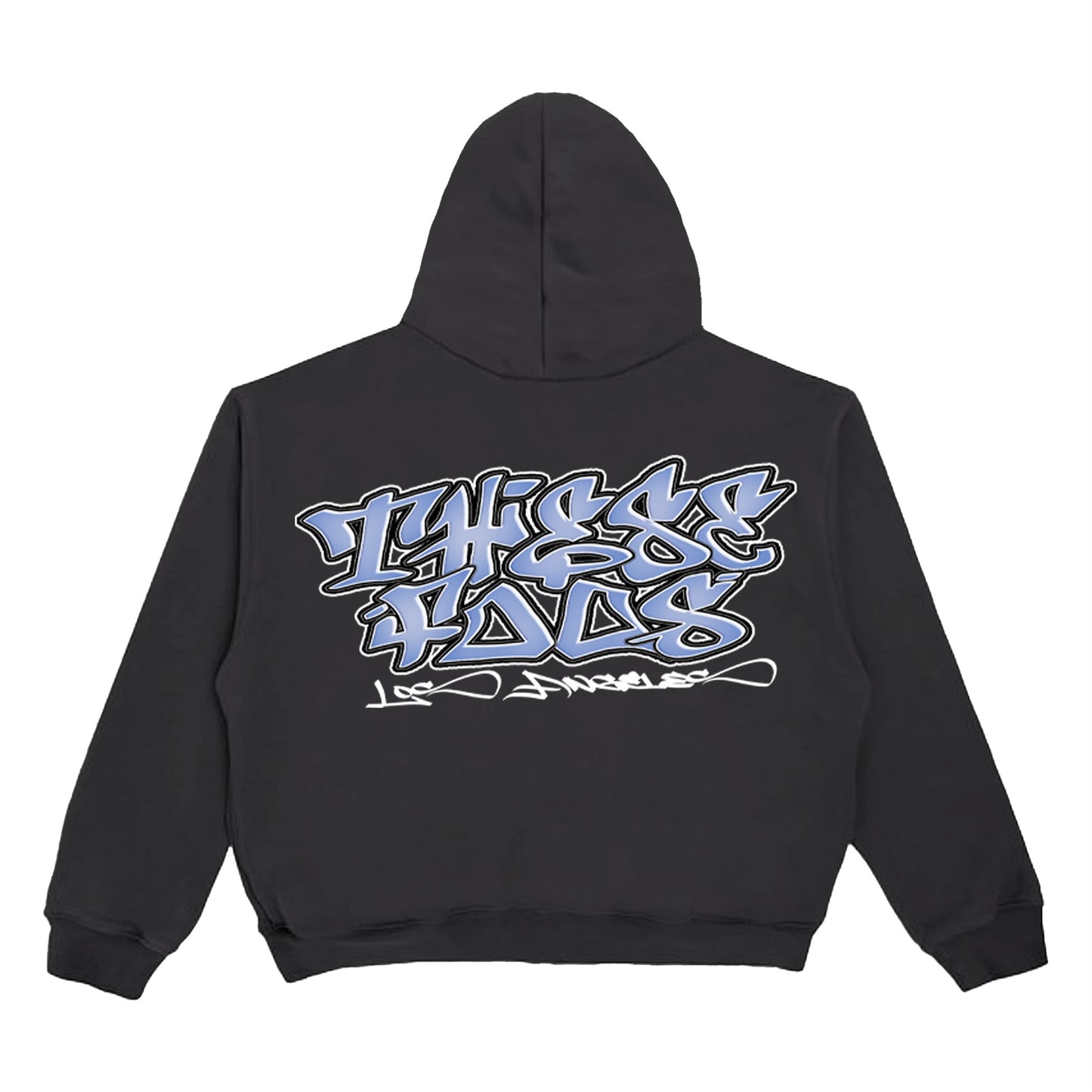 THESE FOOS “GRAFFITI” HOODIE BLACK