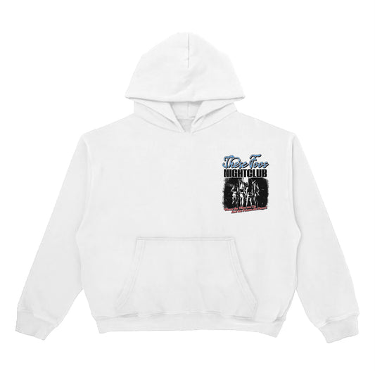 THESE FOOS “CLUB” HOODIE WHITE
