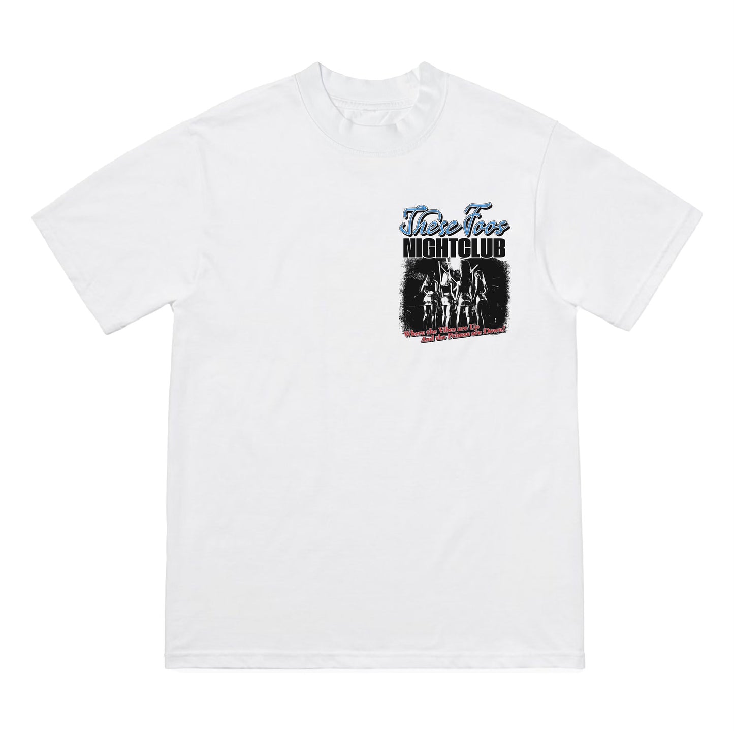 THESE FOOS “CLUB” TEE WHITE