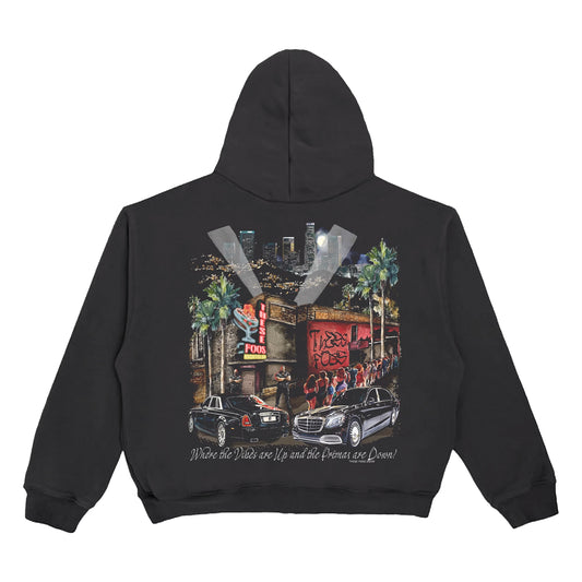 THESE FOOS “CLUB” HOODIE BLACK