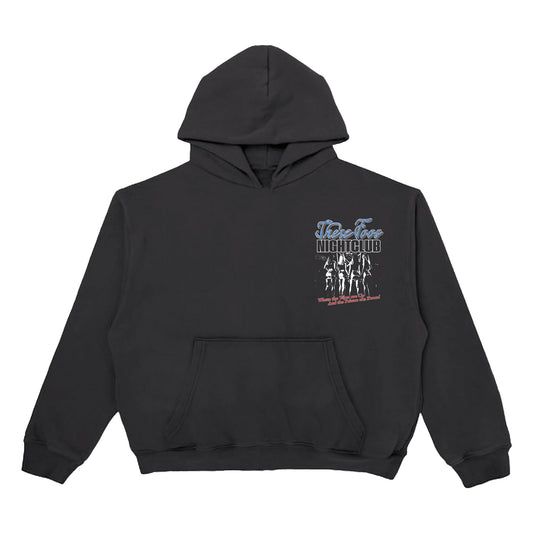 THESE FOOS “CLUB” HOODIE BLACK