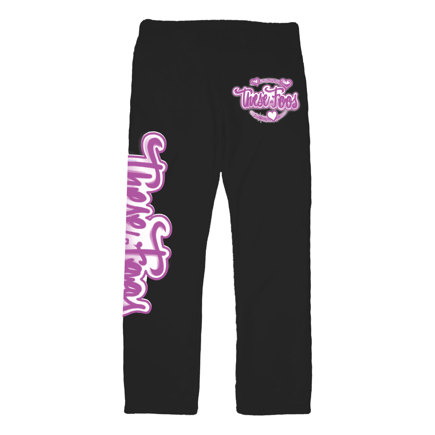 THESE FOOS “PRECIOUS” SWEATS (BLACK/PINK)- RERELEASE
